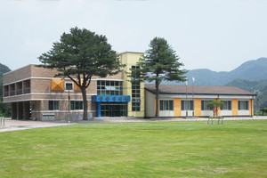 충북도 내 학생들의 야영장으로 활용되는 옛 상촌초등학교.