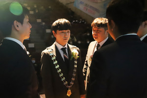 광천청년회의소 제53대 회장으로 취임한 천재호 회장(왼쪽부터 두번째).