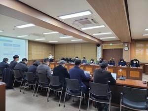 지난 20일 열린 문화도시 조성을 위한 행정협의체 간담회 모습.