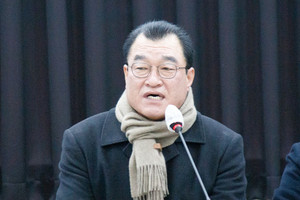 제3기 광천읍주민자치회 회장으로 당선된 김노성 부회장.