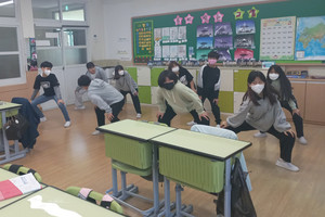 구항초등학교 건강스트레칭.