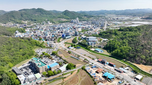 청양읍 전경.
