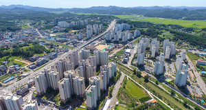 당진시내 전경.