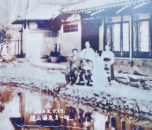 1948년 덕산온천호텔의 모습.