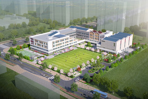 2025년 3월 개교 예정인 ‘홍북중학교(洪北中學校)’ 조감도.