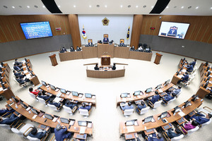 충남도의회 제340회 임시회 제4차 본회의가 열린 본회의장.