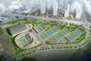 충남국제테니스장(가칭) 조감도.