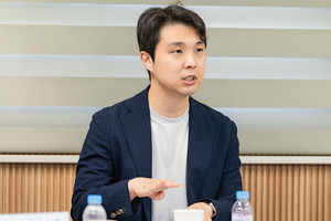 청년시청 창업지원센터에 입주한 기술창업자 남진성(31) 대표.