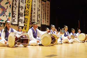 풍물발표회 공연 모습.