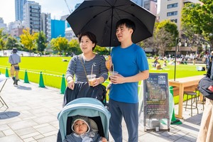 미나미이케부쿠로공원을 취재하던 중 우연히 만난 정윤선 씨 부부와 인터뷰를 진행했다.