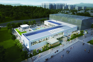 2025년 개관을 앞둔 예산&amp;유 행복센터 조감도.