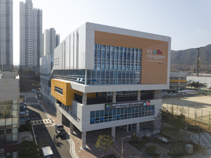내포신도시에 위치한 홍성가족어울림센터 전경.