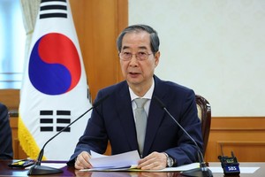 한덕수 대통령 권한대행 국무총리가 4일 긴급 국무위원 간담회에서 발언을 하고 있다. 대통령실