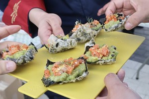 ‘진수송찬’ 팀의 핑거푸드.
