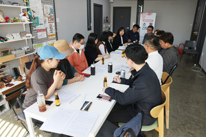 지난달 23일 열린 월산상가의 ‘골목형상점가’ 지정을 위한 설명회 모습.