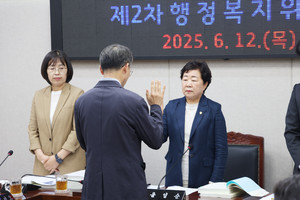 행정복지위원회 윤일순 위원장.