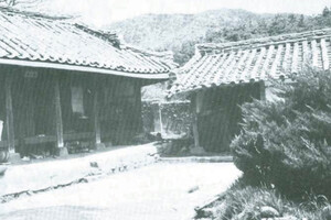 멸실 이전의 이설 생가 ‘허허당’의 모습.