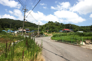 서천 문산면 수암2리마을 전경.
