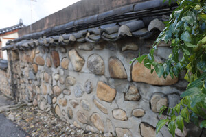 논산 연무읍 안심8리 개태골돌담.