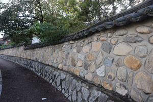 논산 연무읍 안심8리 개태골돌담.