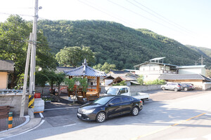 영동군 용화면 여의리마을.