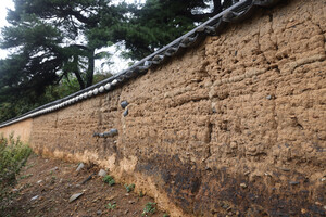 괴산 칠성 성산마을 김항묵고택 토담.