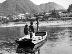 수몰전 한수면 황강리,명오리 쪽에서 황강쪽.