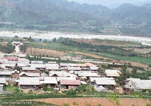 수몰전 한수면 황강리.