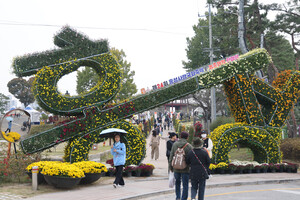 홍성사랑 국화축제가 함께 개최돼 볼거리를 제공했다.