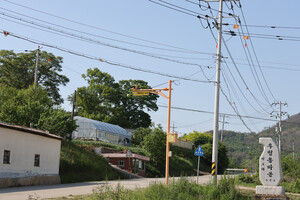 홍성군에서 인구가 가장 적은 35명이 사는 결성면 성호리 후청동마을. &nbsp;