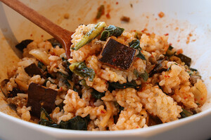 아껴먹게 되는 맛 ‘쇠고기열무비빔밥’.