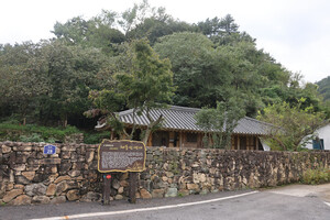전남 보성 벌교 태백산맥 채동선 생가.