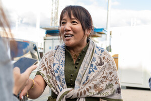 축제·관광 홍보담당을 맡고 있는 탄야 볼프(Tanja Wolff) 씨가&nbsp;‘옥토버페스트’에 대해 설명하고 있다.