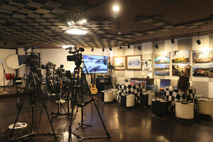 광천읍 ‘노중호사진갤러리’의 내부.