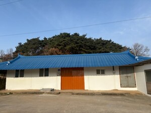 홍동면 효학리에 위치한 빈집 리모델링 사업 주택의 모습.