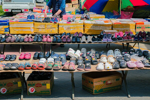 전의오일장 풍경.