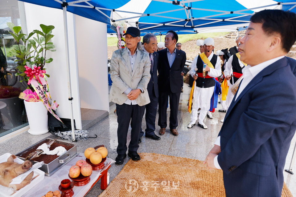 결성읍성 쉼터 개소식 개최 사진